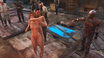 Diamond City: A Cartoon Adventure In Public Group Sex