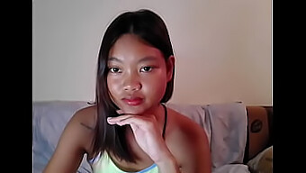 Small Thai Girl Masturbates