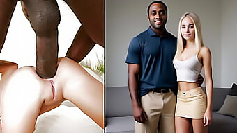 Sessão Anal 3d Secreta Do Marido Interracial Com Um Enorme Pênis Negro