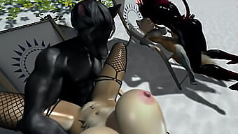 Furry Group Sex With Angelic Blowjobs And Missionary Position