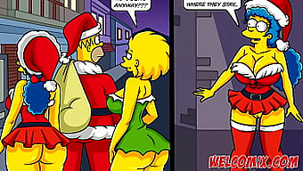 Taboo Simpsons Hentai: Homer'S Naughty Christmas Gift In Comic Form