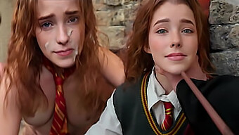 Hermione Granger在wish应用程序遭遇后狂野的pov性爱