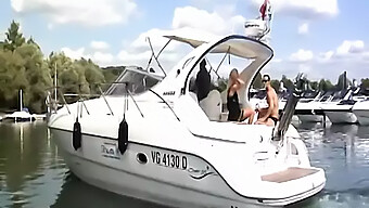 Blowjob And Pussy Licking On A Boat