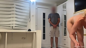 Wife'S Surprise Encounter With Delivery Man Leads To Steamy Foot Play And More