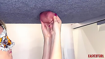 Russian Girl Wants Her Boyfriend'S Testicles To Hang Down On Knees