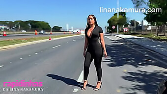 Lina Nakamura在高速公路上被卡车司机操她的阴道