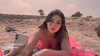 Teen (18+) Sucks Cock On The Beach And Gets Facial